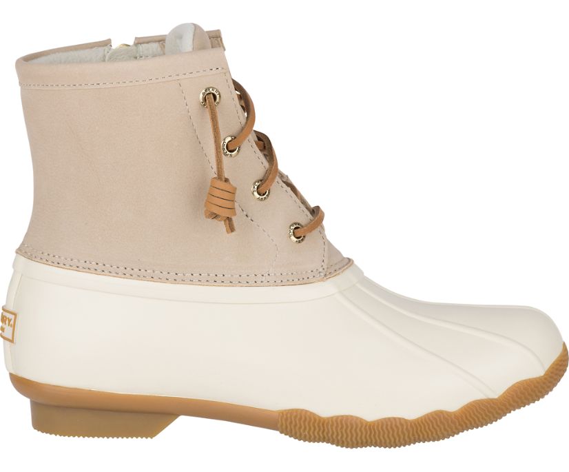 Sperry Saltwater Duck Boots - Women's Duck Boots - White/Multicolor [CM2897456] Sperry Ireland